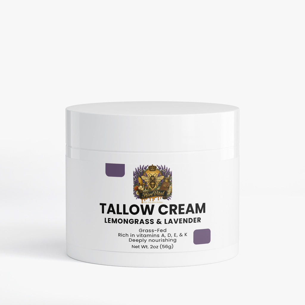 Tallow Cream Lemongrass & Lavender - 100% Natural, Non-GMO, Cruelty Free