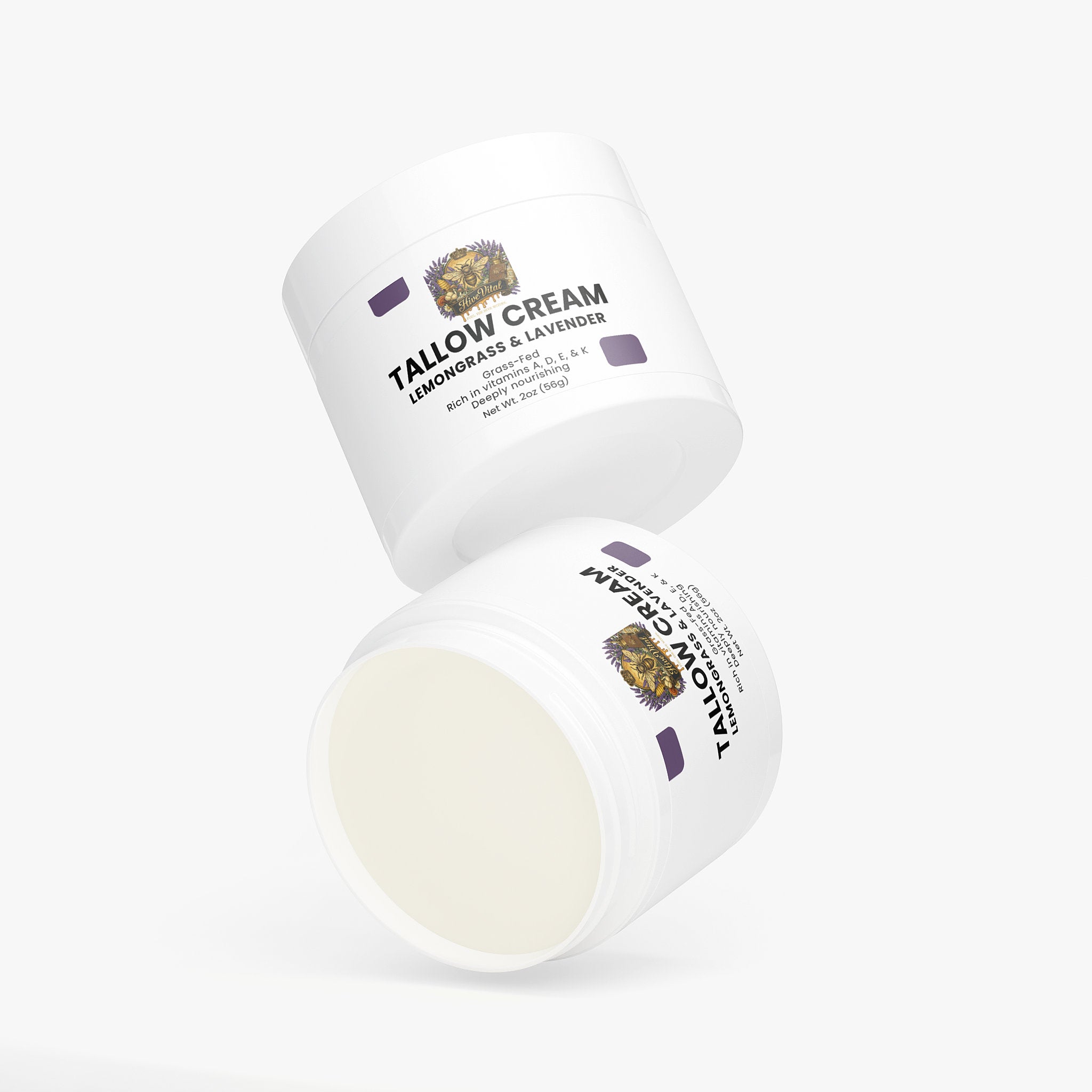 Tallow Cream Lemongrass & Lavender - 100% Natural, Non-GMO, Cruelty Free