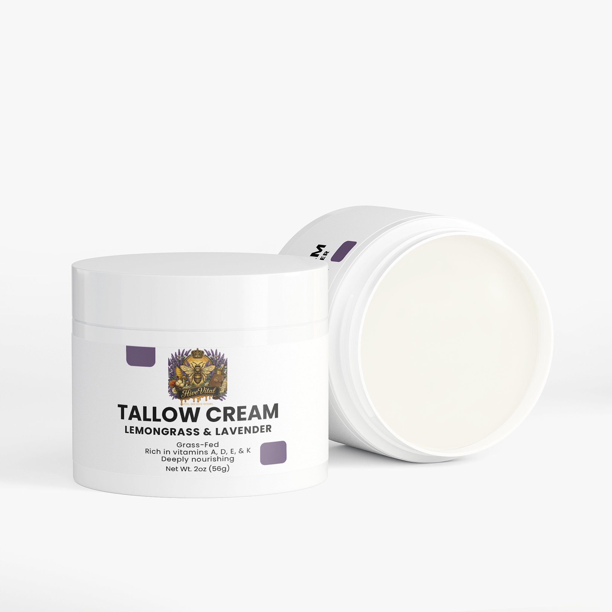 Tallow Cream Lemongrass & Lavender - 100% Natural, Non-GMO, Cruelty Free