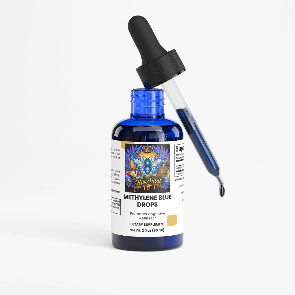 Methylene Blue Drops - Fragrance Free, Alcohol Free, Non-GMO
