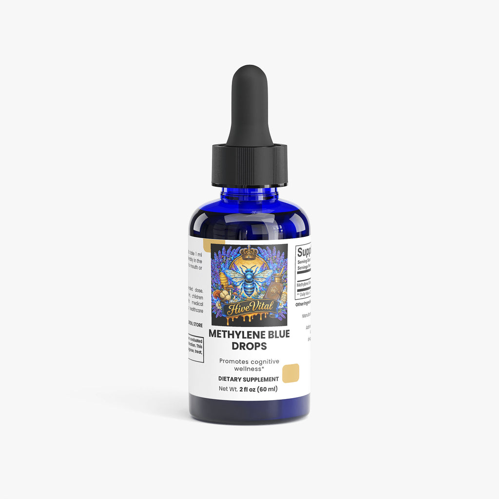 Methylene Blue Drops - Fragrance Free, Alcohol Free, Non-GMO