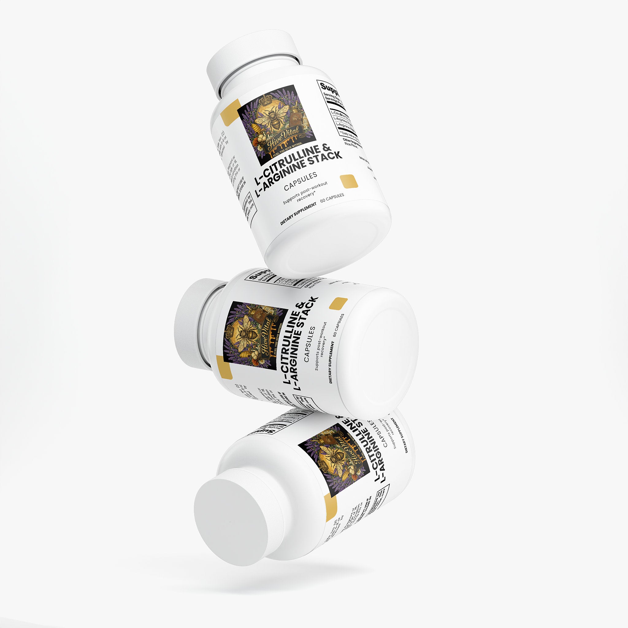 L-Citrulline & L-Arginine Stack ~ Vegan, Non-GMO, Gluten Free