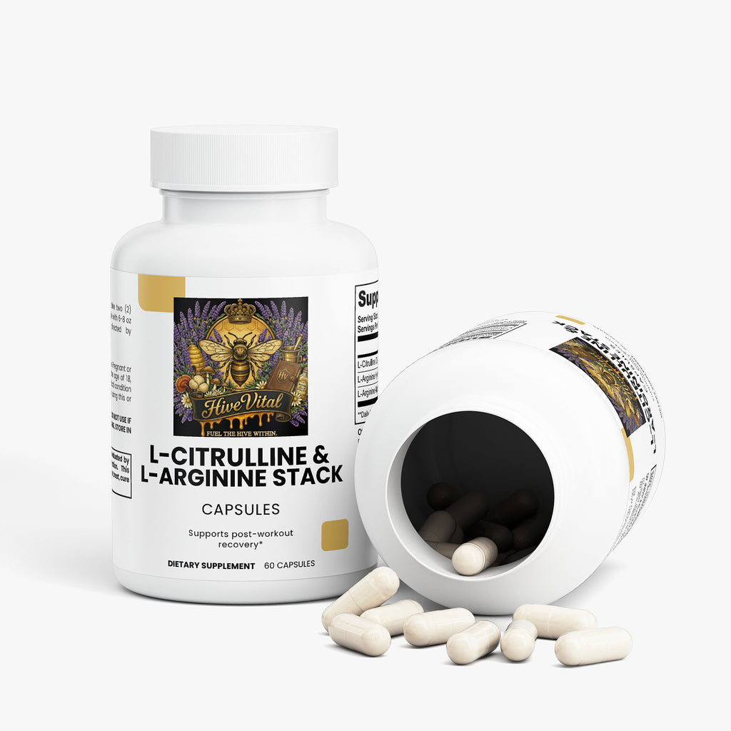 L-Citrulline & L-Arginine Stack ~ Vegan, Non-GMO, Gluten Free