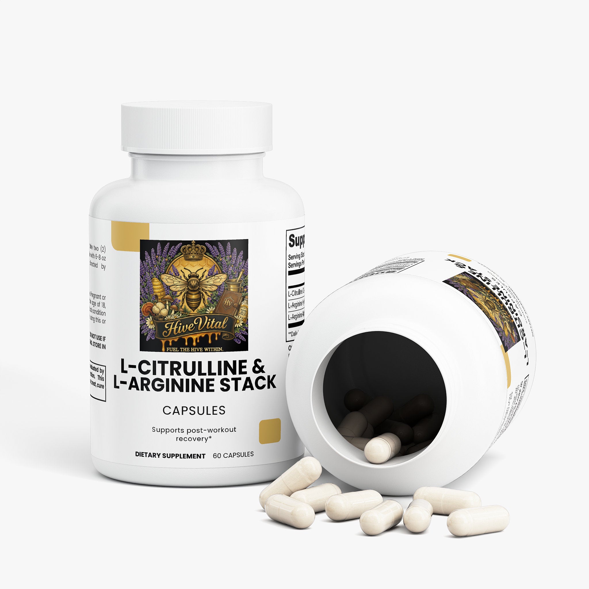 L-Citrulline & L-Arginine Stack ~ Vegan, Non-GMO, Gluten Free