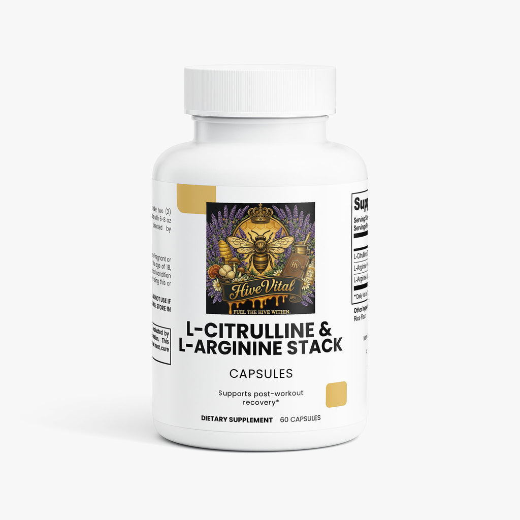 L-Citrulline & L-Arginine Stack ~ Vegan, Non-GMO, Gluten Free