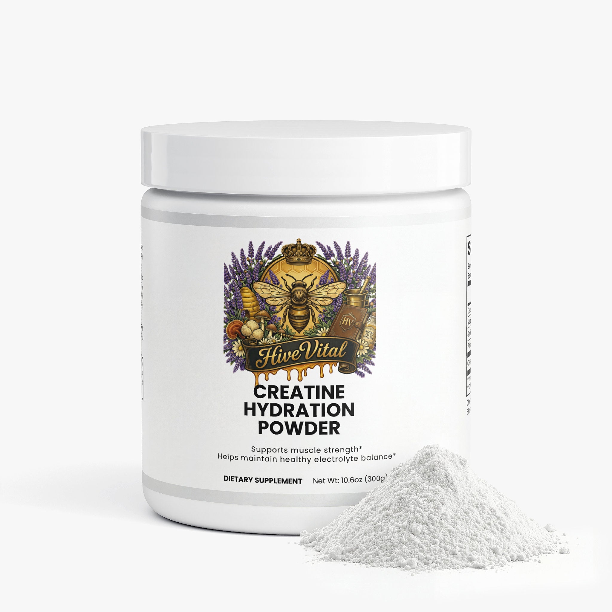 Creatine Hydration Powder ~ Gluten Free, Lactose Free, Alcohol Free