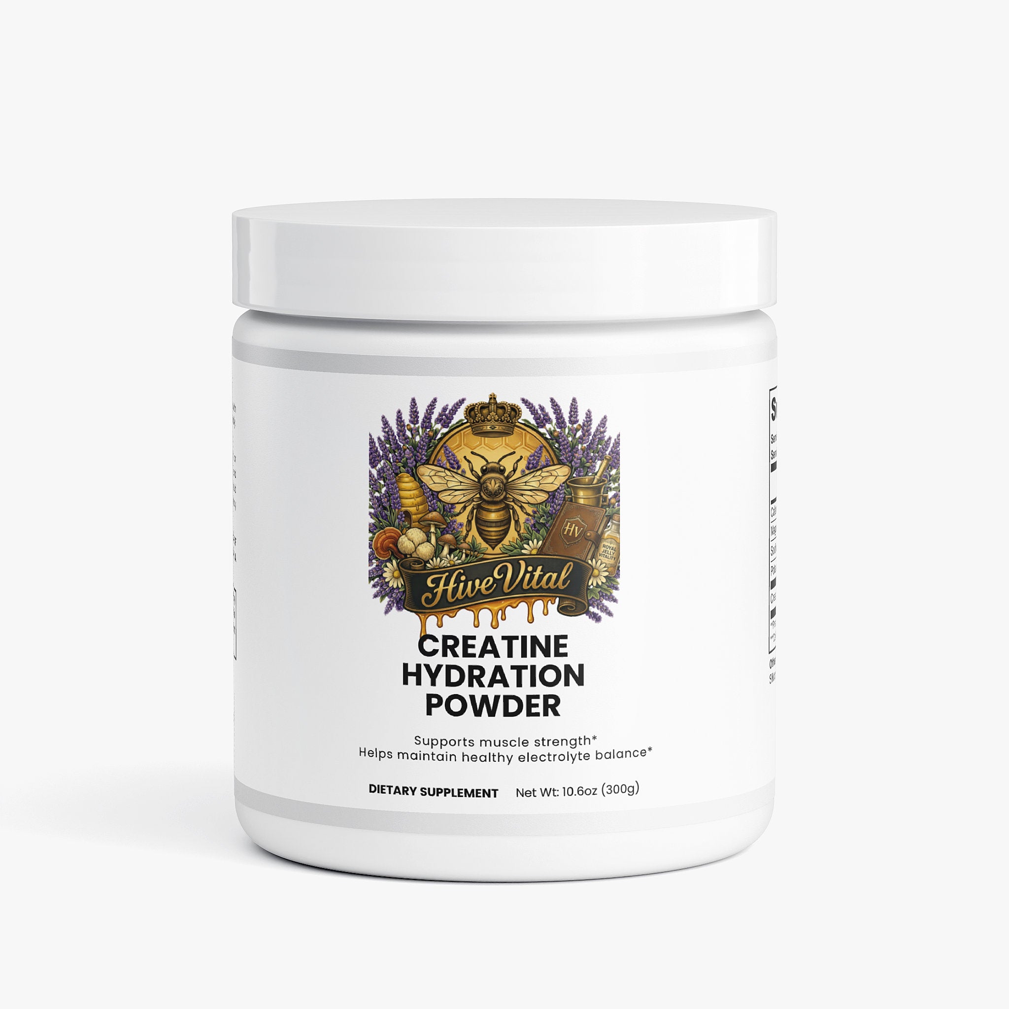 Creatine Hydration Powder ~ Gluten Free, Lactose Free, Alcohol Free