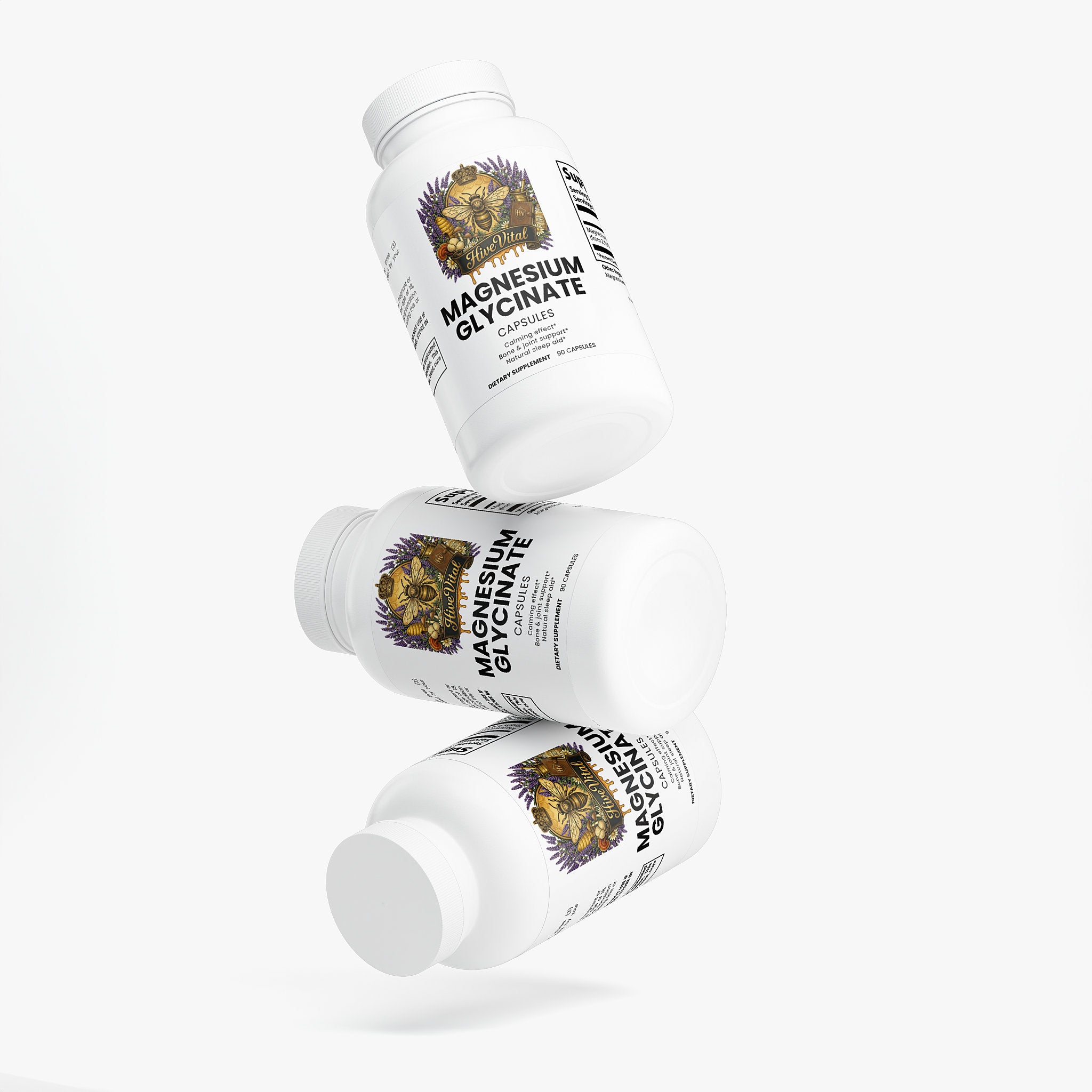Magnesium Glycinate ~ 100% Natural, Non-GMO, Gluten Free, Hormone Free