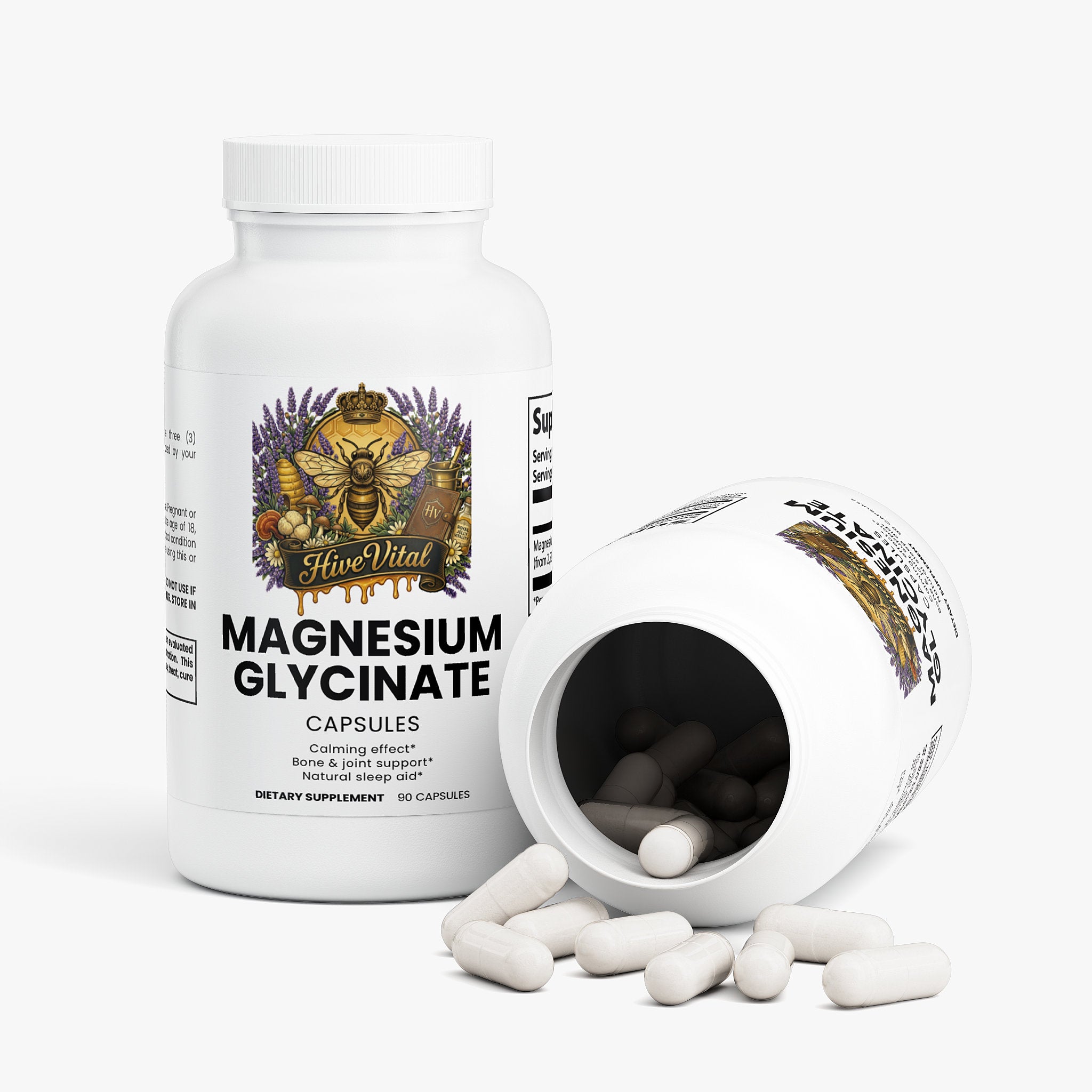 Magnesium Glycinate ~ 100% Natural, Non-GMO, Gluten Free, Hormone Free