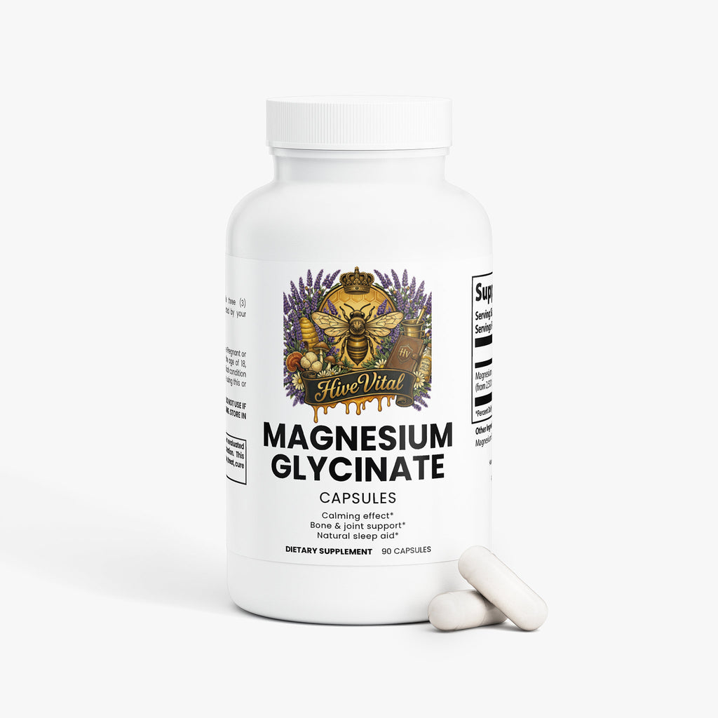Magnesium Glycinate ~ 100% Natural, Non-GMO, Gluten Free, Hormone Free