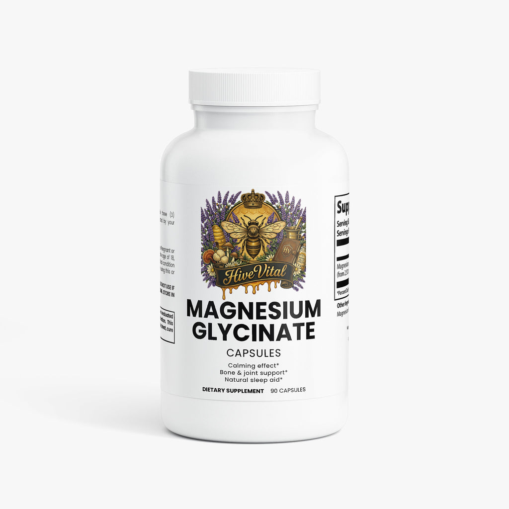 Magnesium Glycinate ~ 100% Natural, Non-GMO, Gluten Free, Hormone Free