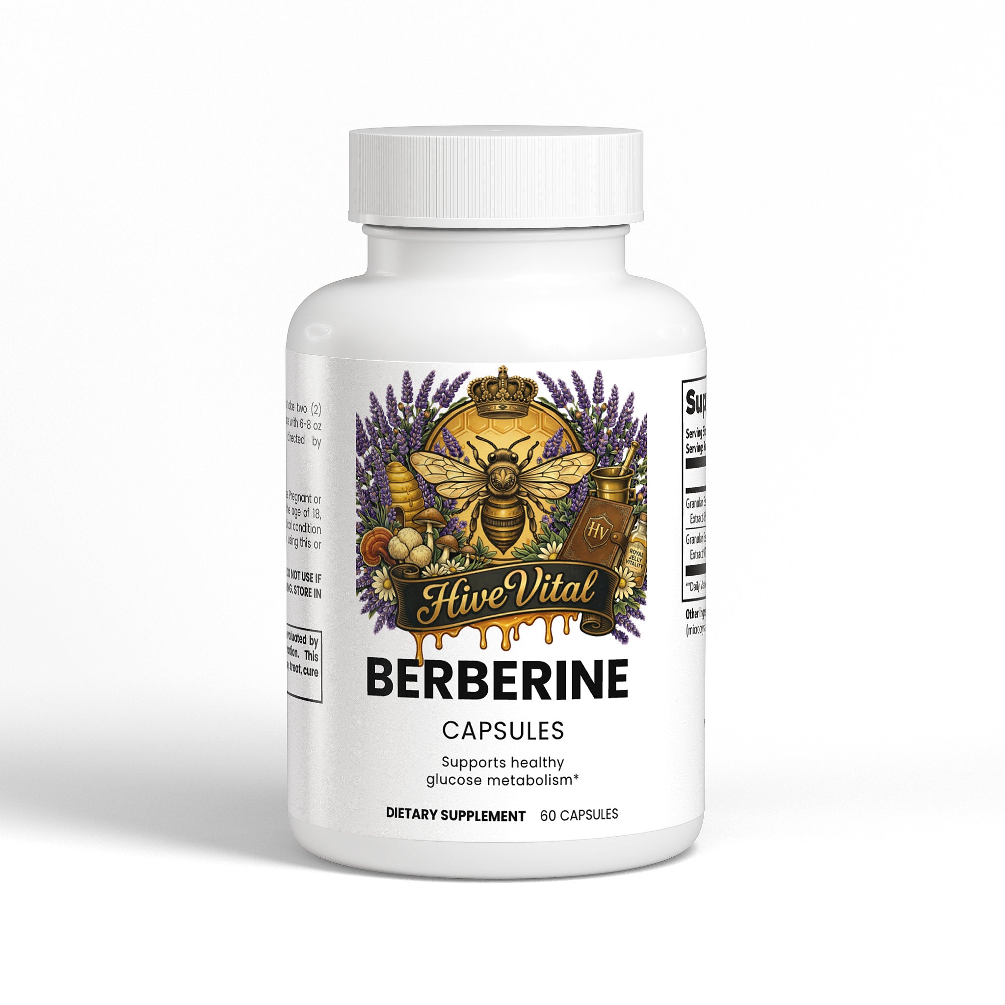 Berberine ~ Gluten Free, Vegan, Non-GMO