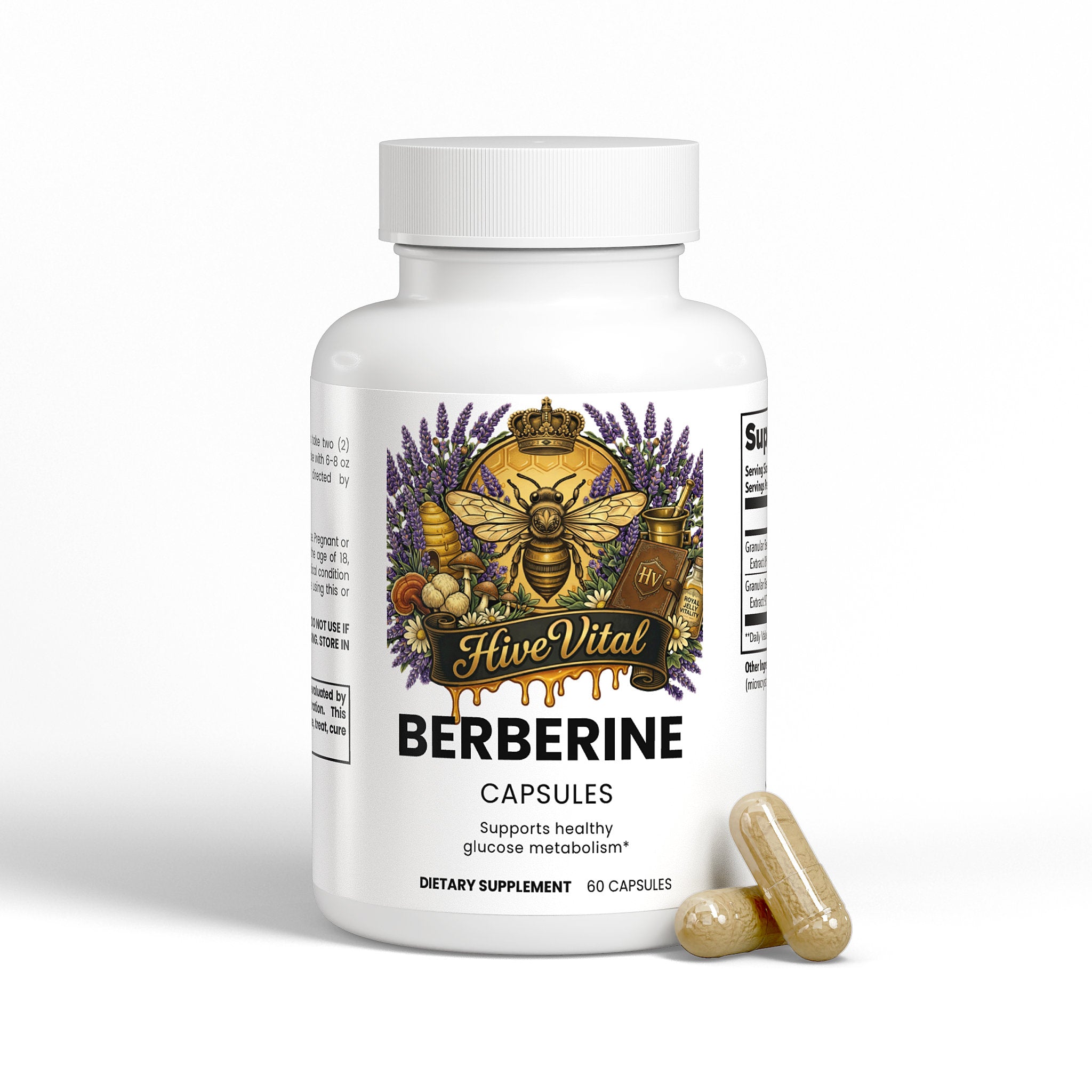 Berberine ~ Gluten Free, Vegan, Non-GMO