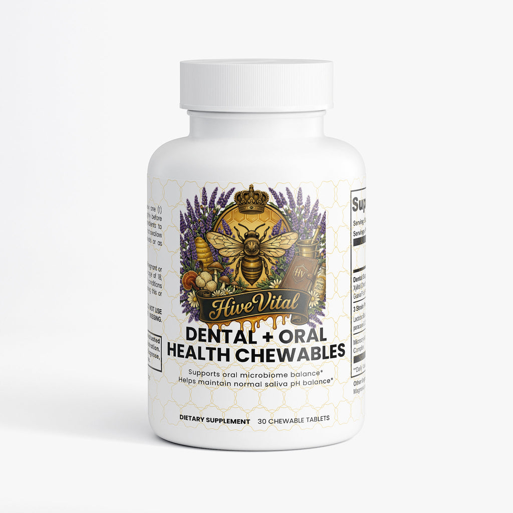 Dental + Oral Health Chewables ~ Gluten Free, Non-GMO, Lactose Free & Vegan