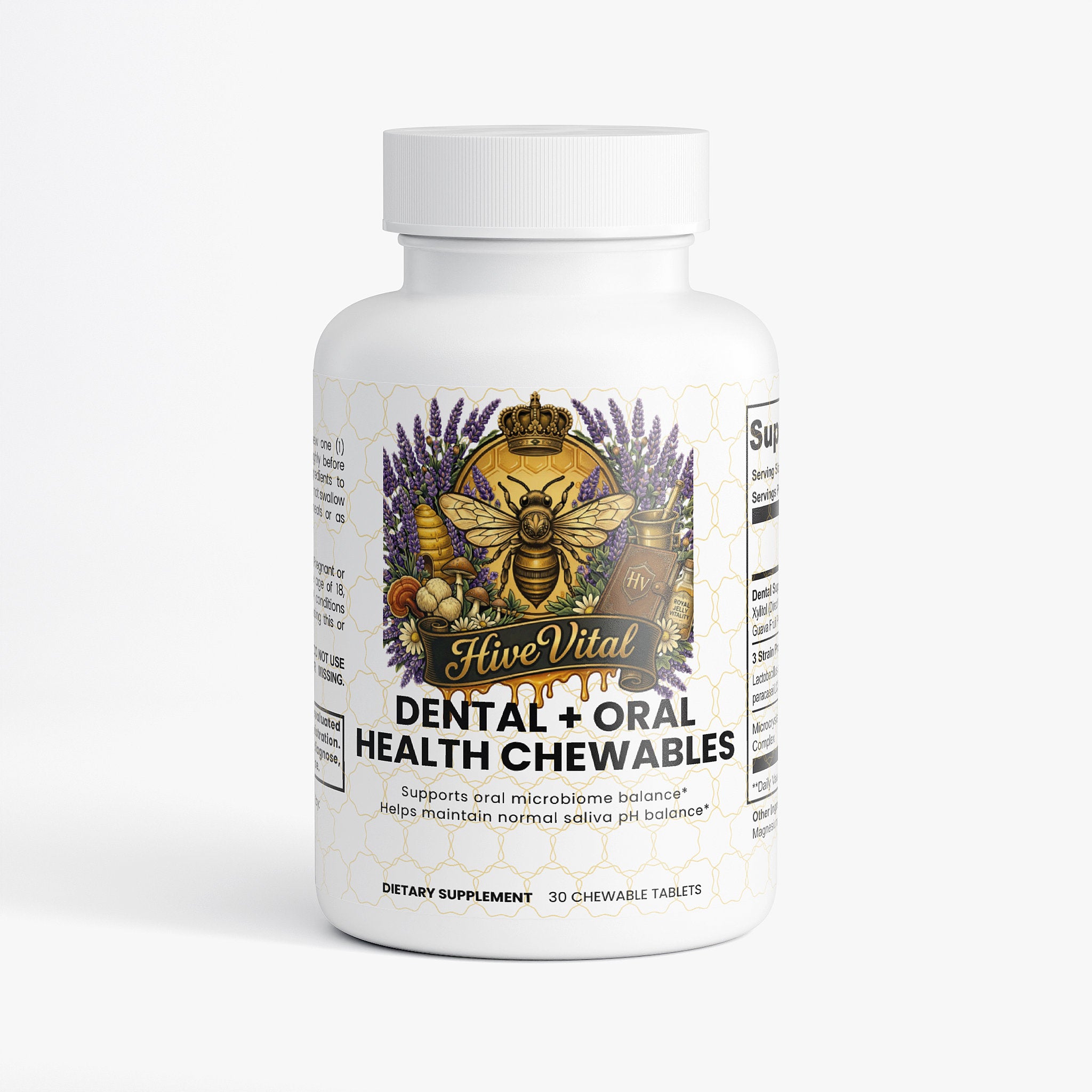 Dental + Oral Health Chewables ~ Gluten Free, Non-GMO, Lactose Free & Vegan