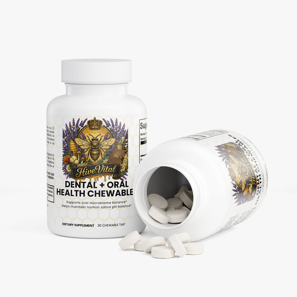 Dental + Oral Health Chewables ~ Gluten Free, Non-GMO, Lactose Free & Vegan