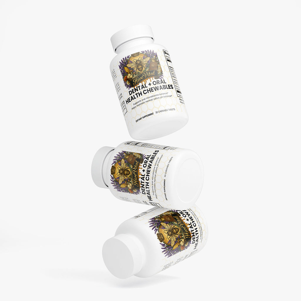 Dental + Oral Health Chewables ~ Gluten Free, Non-GMO, Lactose Free & Vegan