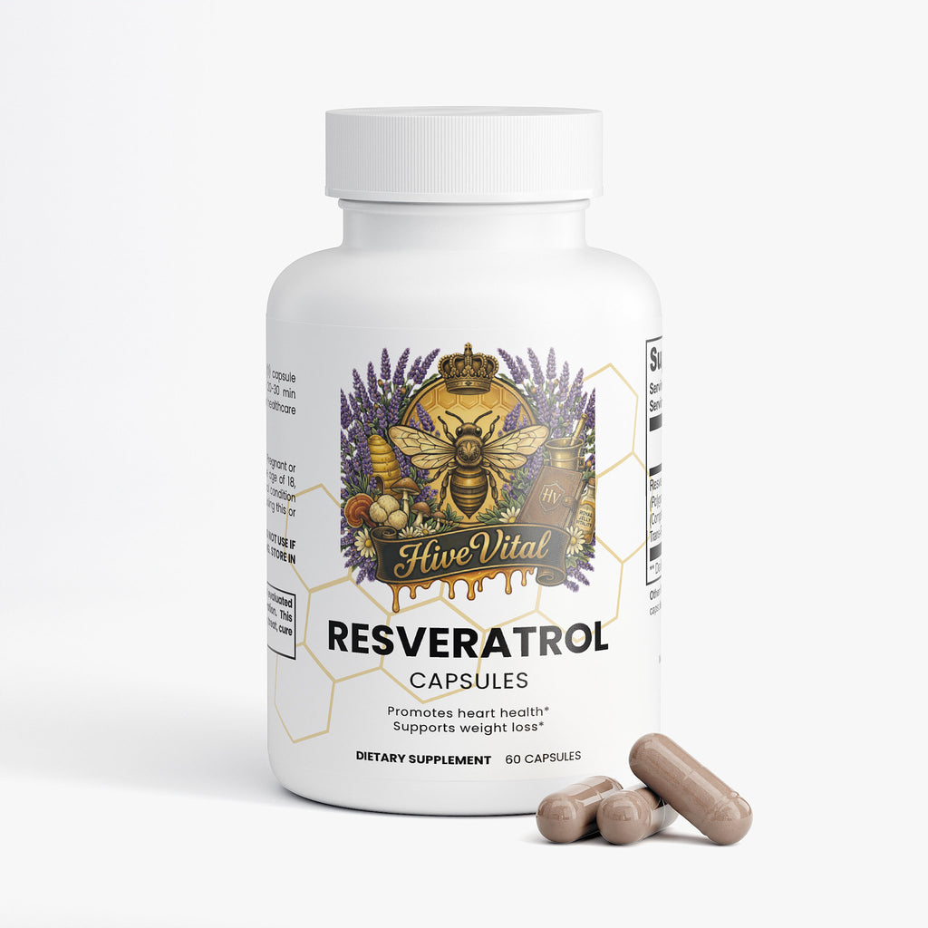 Resveratrol 50% 600mg ~ Vegan, No Fillers, Gluten Free, 100% Natural