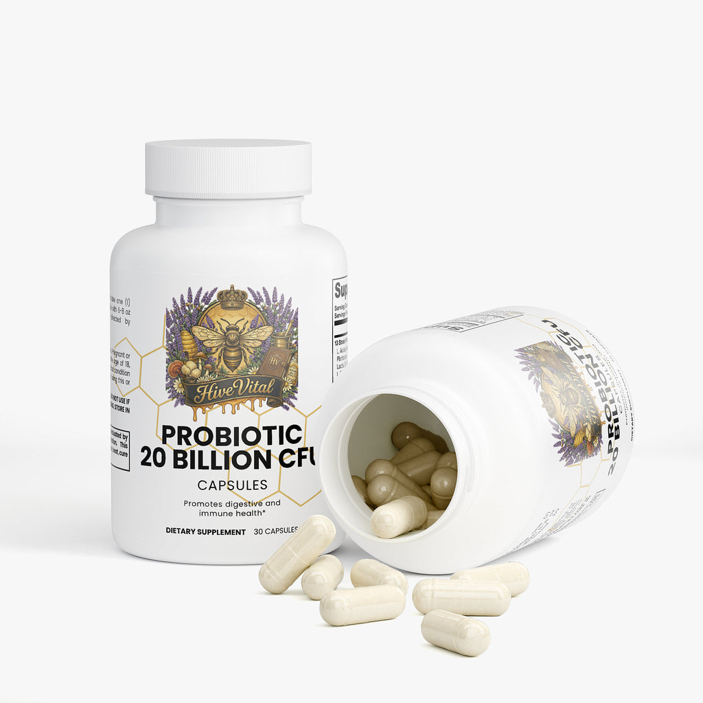 Probiotic 20 Billion ~ Vegan, 100% Natural, Lactose & Gluten Free