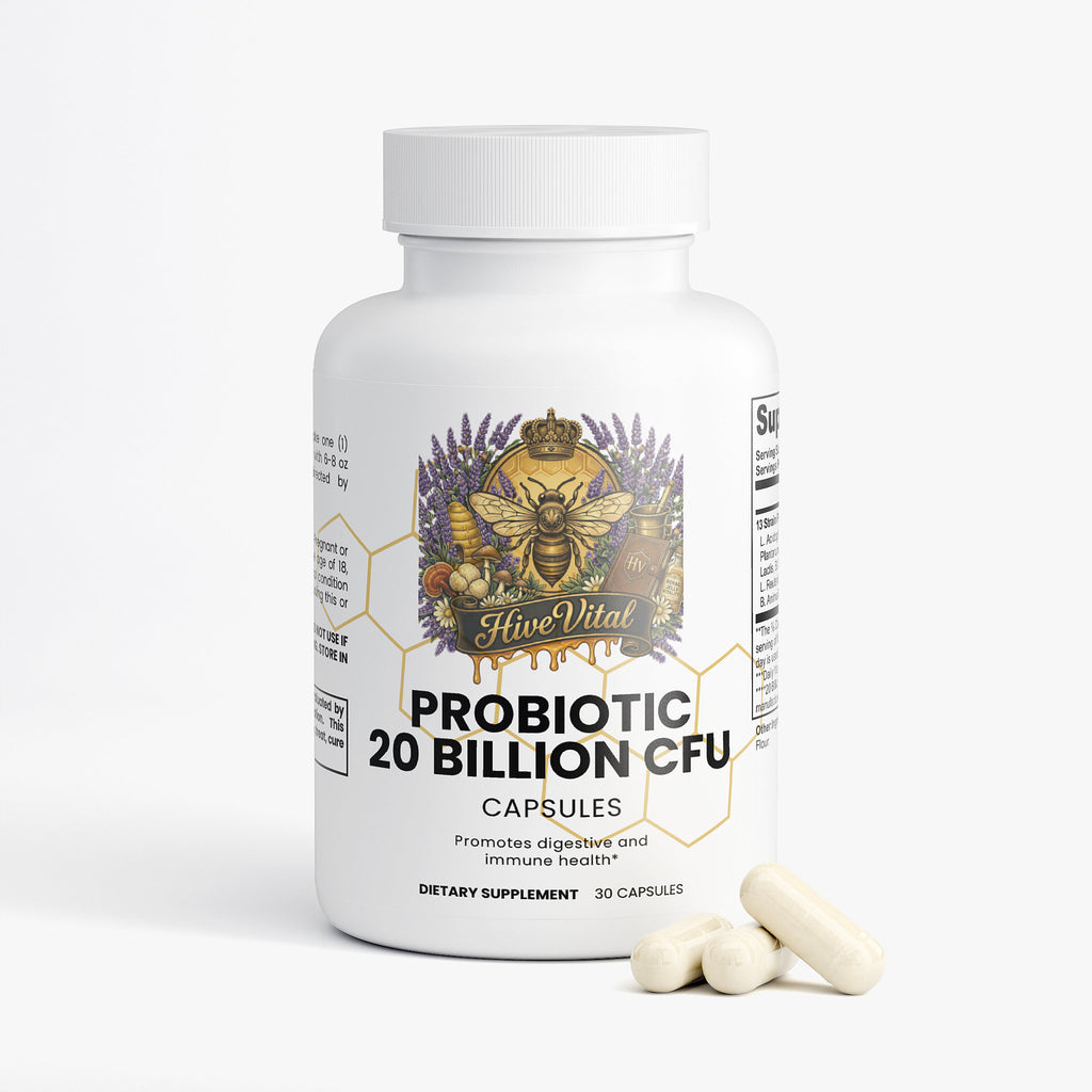 Probiotic 20 Billion ~ Vegan, 100% Natural, Lactose & Gluten Free