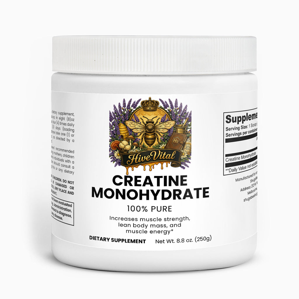 Creatine Monohydrate ~ Gluten & Lactose Free, Non-GMO, Vegan