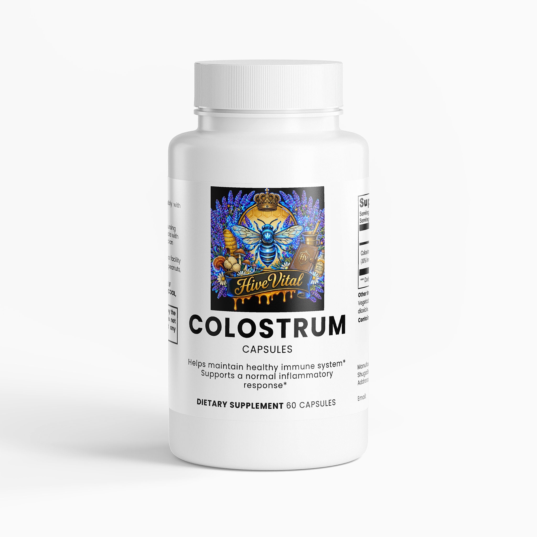 Colostrum Capsules ~ 500MG ~ Non-GMO