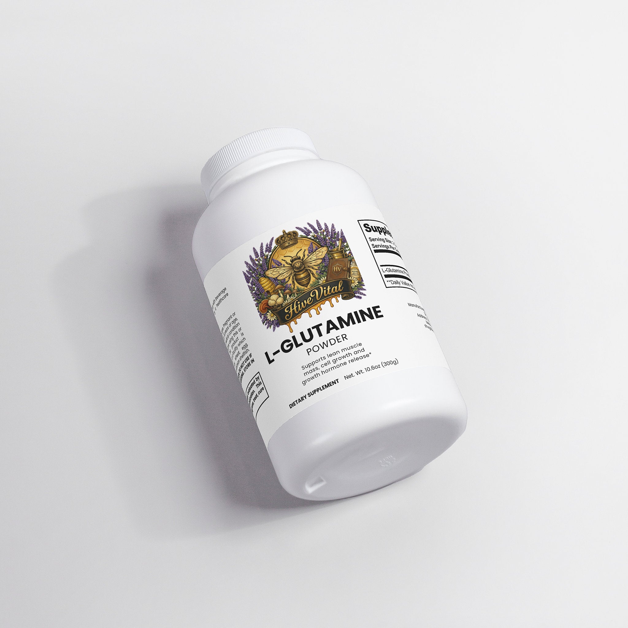 L-Glutamine Powder ~ Vegan, Non-GMO