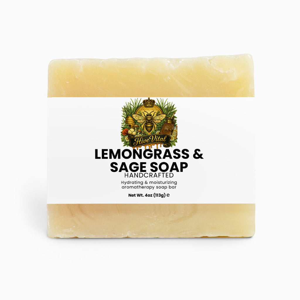Lemongrass & Sage Soap ~ 100% Natural