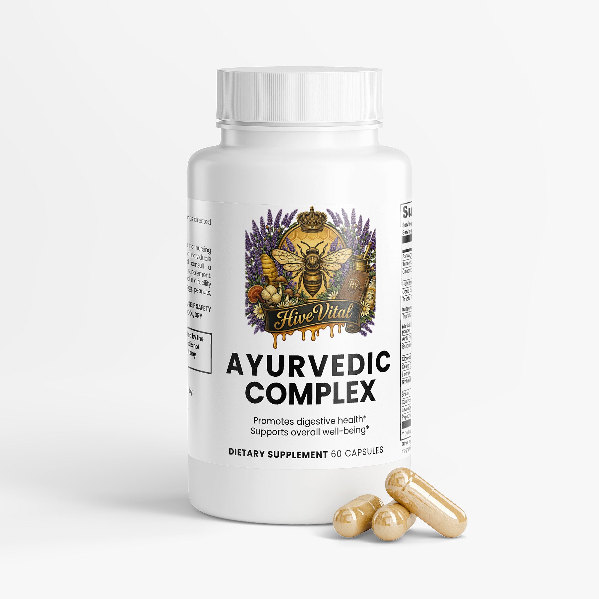 Ayurvedic Complex ~ Vegan, Non-GMO, Lactose & Gluten Free