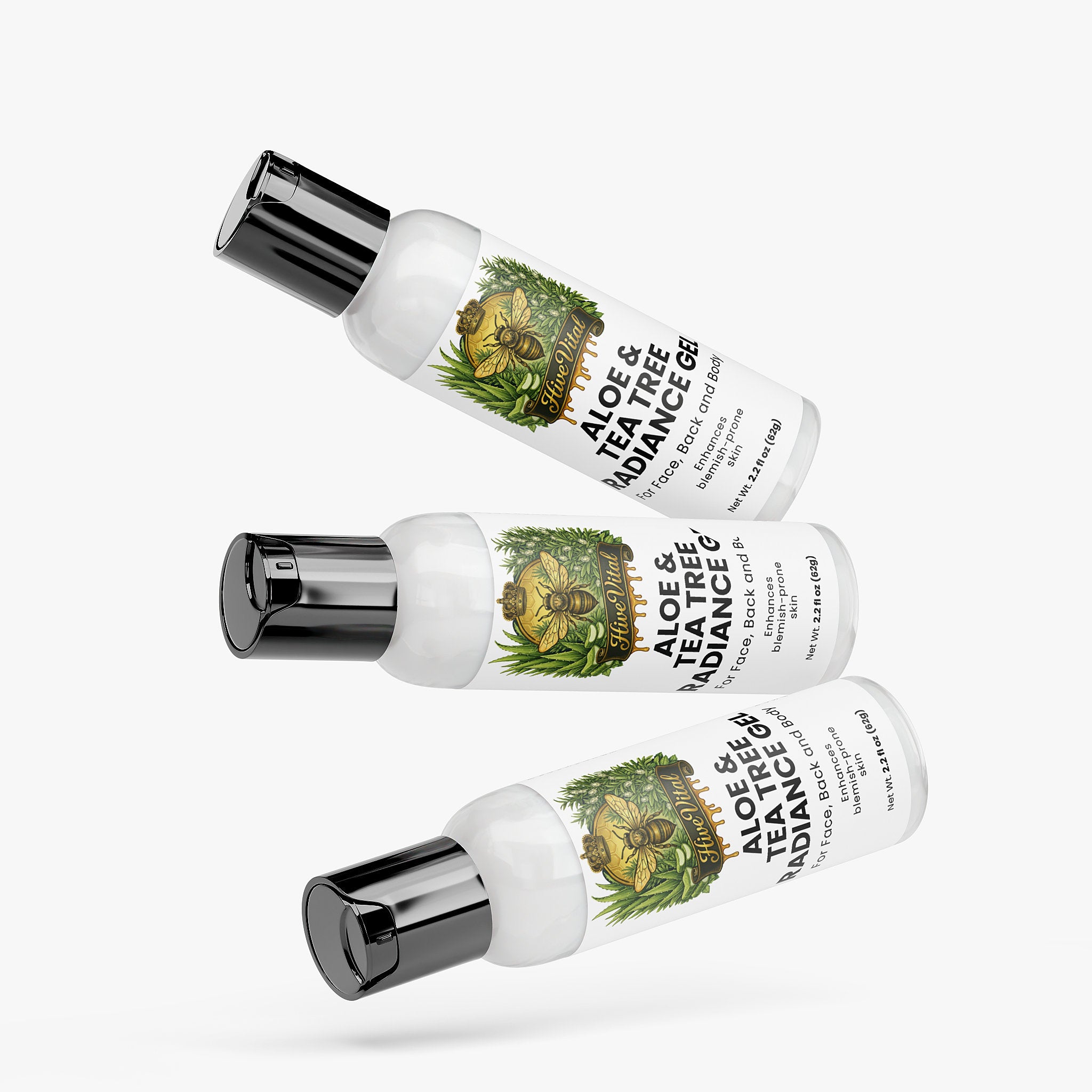 Aloe & Tea Tree Radiance Gel ~ 100% Natural