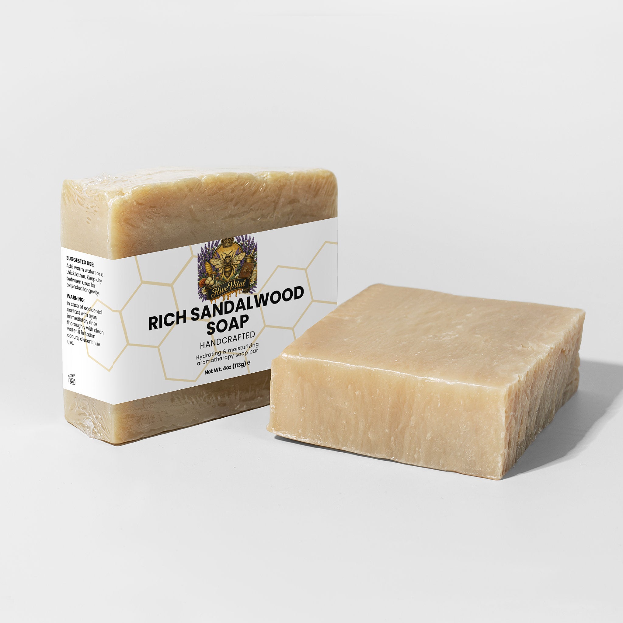 Rich Sandalwood Soap ~ 100% Natural