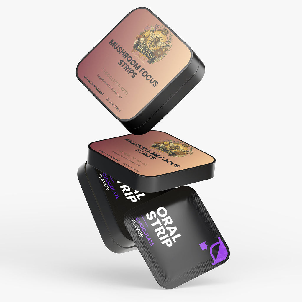 Mushroom Focus Strips ~ 100% Natural