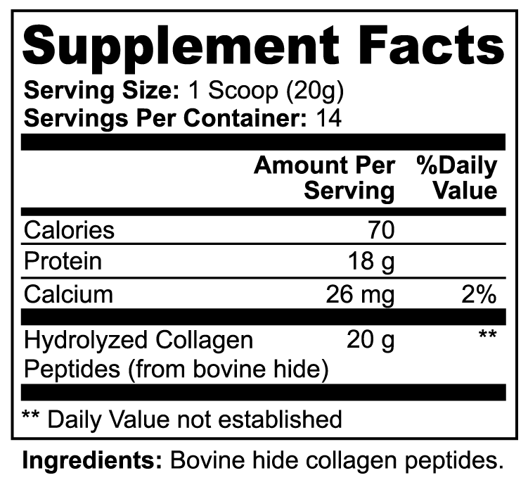 Collagen Peptides - Radiance from the Hive