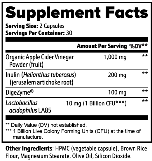 Gut Health - Gluten Free, Allergen Free, Non-GMO, Vegan