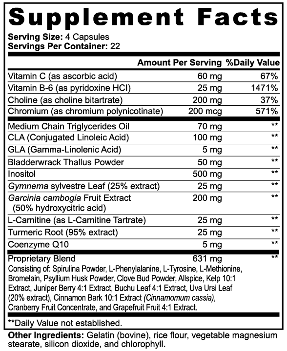 Fat Burner with MCT ~ Non-GMO